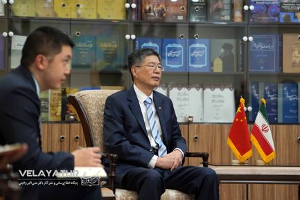 دیدار دکتر ولایتی با سفیر چین در تهران