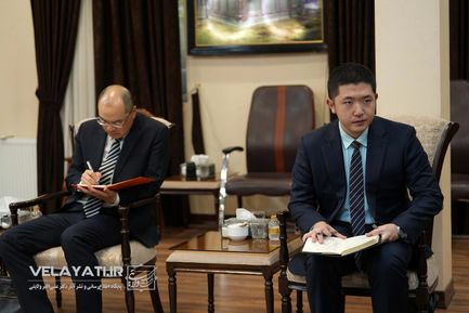 دیدار دکتر ولایتی با سفیر چین در تهران