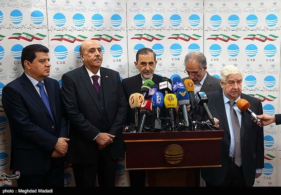 تصاویر دیدار با وزیر خارجه و رئیس شورای عالی امنیت ملی سوریه