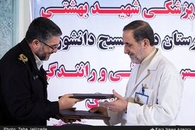 تصاویر دکتر ولایتی  در آیین امضا تفاهم نامه همکاری دانشگاه علوم پزشکی شهید بهشتی و پلیس راهور تهران بزرگ/طاها جلیل زاده