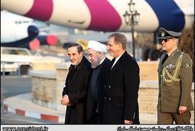 تصاویر بدرقه رئیس جمهور در سفر به ارمنستان، قزاقستان و قرقیزستان