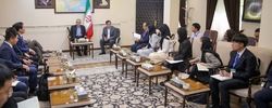 دیدار جمعی از اساتید و دانشجویان دانشگاه پکن با دکتر ولایتی