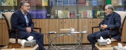 دیدار صمیمانه دکتر ولایتی با دکتر ظفرقندی وزیر بهداشت درمان و آموزش پزشکی