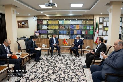 دیدار دکتر ولایتی با سفیر چین در تهران