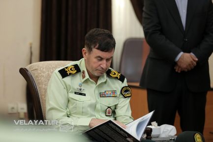 دیدار فرمانده حفاظت از شخصیت‌ها و دژبان فراجا با دکتر ولایتی